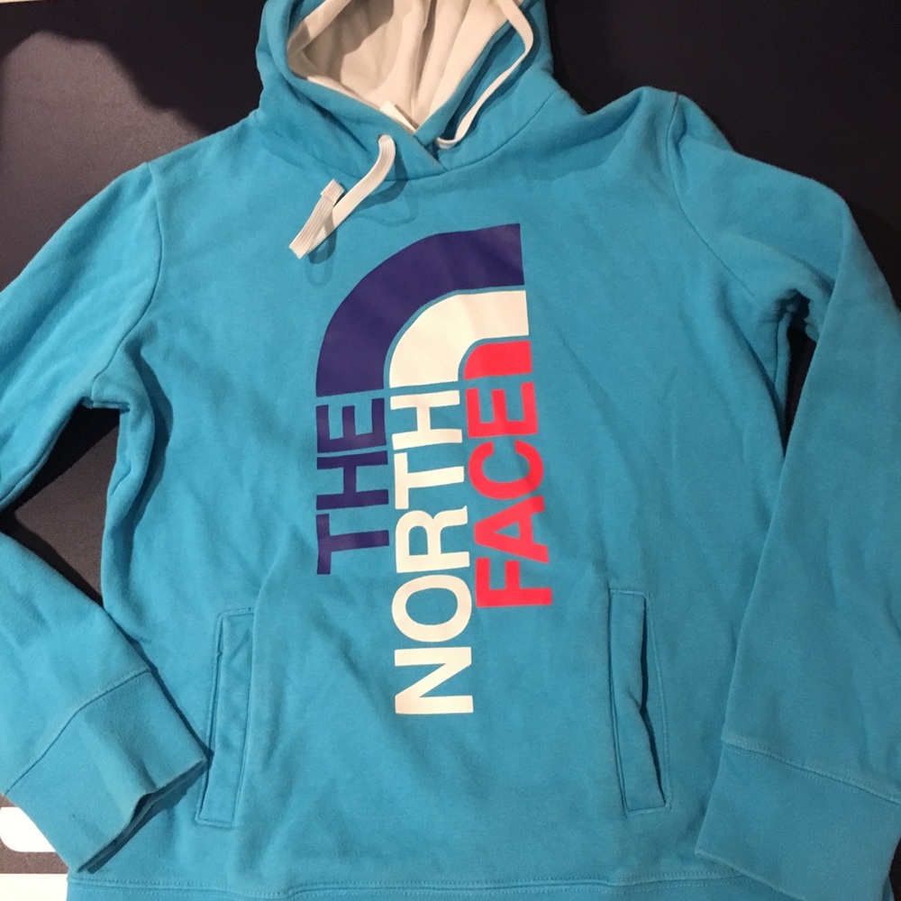 The North Face hoodie.